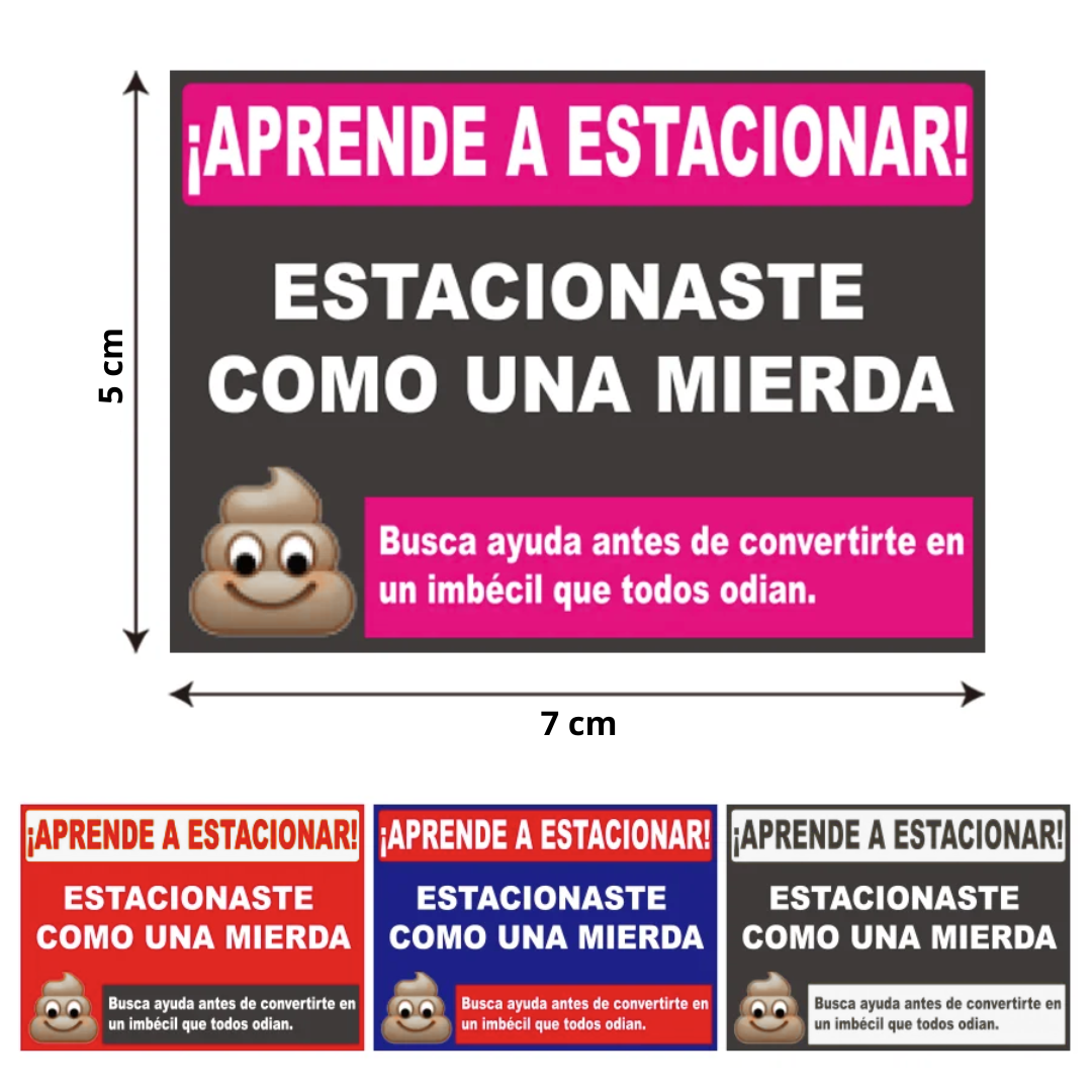 Kit de Justícia Vial - 160 Pegatinas