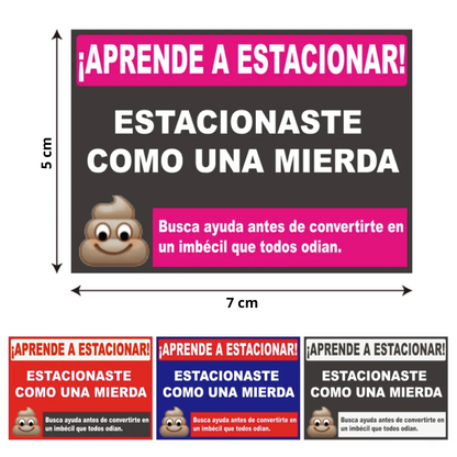 Kit de Justícia Vial - 160 Pegatinas